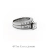 2cttw Princess Cut Diamond Bridal Set in 14kt White Gold - Thumbnail 3