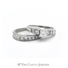 2cttw Princess Cut Diamond Bridal Set in 14kt White Gold - Thumbnail 4