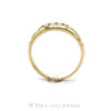 .25CTTW Gent's 3 Diamond Row Ring in 10KT Yellow Gold - Thumbnail 2