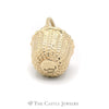 Basket Pendant in 14KT Yellow Gold - Thumbnail 5