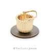Basket Pendant in 14KT Yellow Gold - Thumbnail 2