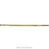 14k Yellow Gold 21(1/2) inch Dainty Box Link Chain - Thumbnail 2