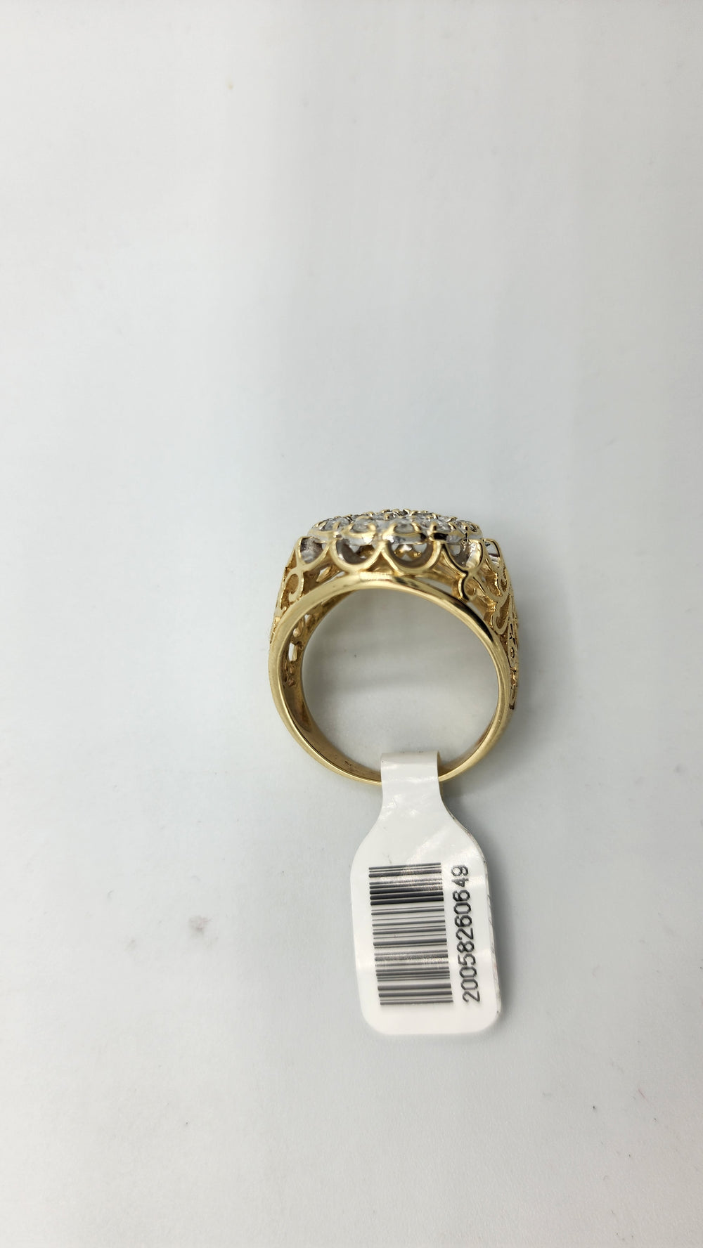 10k Yellow Gold .75cttw KY Cluster Ring
