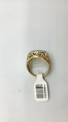 10k Yellow Gold .75cttw KY Cluster Ring - Thumbnail 2