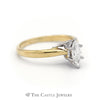 Marquise Solitaire .50ct Diamond Engagement Ring SI3 H in 18K Yellow Gold - Thumbnail 3