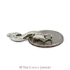"S" Initial Diamond Pendant .33cttw In 14K White Gold - Thumbnail 3