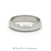 Polished Wedding Band 5mm Wide in 14K White Gold - Thumbnail 1