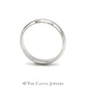 Polished Wedding Band 5mm Wide in 14K White Gold - Thumbnail 2