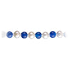 University of Kentucky Wildcats Blue Agate and White Pearl 18″ Necklace - Thumbnail 2