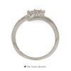 My True Love, My Best Friend 2 Round 1/2cttw Diamond Ring in 14K White Gold - Thumbnail 2