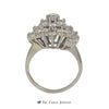 Round Brilliant Cut 1.50cttw Diamond Cluster Ring in 14K White Gold - Thumbnail 2