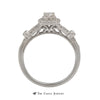 Round Diamond Bridal Set .65cttw 14K White Gold - Thumbnail 2