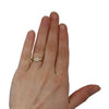 Princess Cut .55ct Diamond Solitaire Engagement Ring in 14K Gold Cathedral Mount - Thumbnail 4