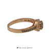 Le Vian Round Chocolate Diamond Ring w/ Round Brilliant Cut White Diamond Halo in 14k Rose Gold - Thumbnail 4