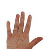 Tension Set Style .38cttw Diamond Wedding Band with 7 Round Diamonds - Thumbnail 4