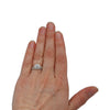 Crown Collection .33cttw Diamond Engagement Ring Set w/ Round Center and Cushion Bezel - Thumbnail 4