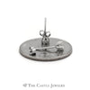 Round Diamond Stud Earrings in Round Illusion Mounting - Thumbnail 2