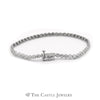 2cttw Round Brilliant Cut Diamond Tennis Bracelet in 10k White Gold - Thumbnail 1