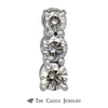 Three Diamond 1/2cttw Pendant in 14K White Gold - Thumbnail 1