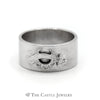 Mystic Shrine Masonic Ring 9.5mm in 14K White Gold - Thumbnail 1