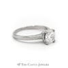 1.02ct Round Brilliant Cut Diamond Solitaire Engagement Ring - Thumbnail 3