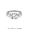 1.02ct Round Brilliant Cut Diamond Solitaire Engagement Ring - Thumbnail 1