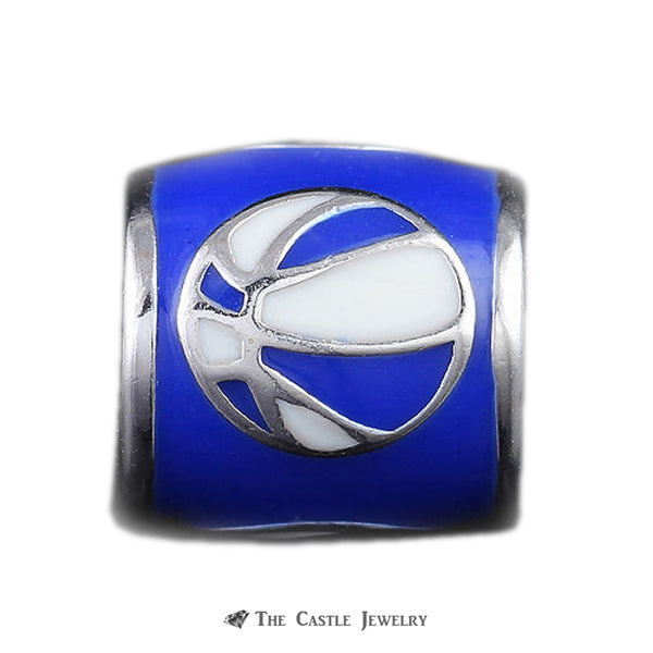 Collegiate University of Kentucky Basketball Barrel Bead