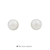 Pearl Earrings with 9-9.5mm Pearls in 14K Yellow Gold - Thumbnail 1