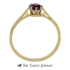 Solitaire Pink Tourmaline Ring In 18K Yellow Gold - Thumbnail 2