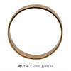 Ladies 18k Yellow Gold 4.5mm Textured Designed Wedding Band - Thumbnail 2
