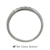 Channel Set Round Brilliant Cut Wedding Band in 14K White Gold - Thumbnail 2