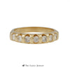 Tension Set Style .38cttw Diamond Wedding Band with 7 Round Diamonds - Thumbnail 1