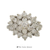 Round Brilliant Cut 1.50cttw Diamond Cluster Ring in 14K White Gold - Thumbnail 1