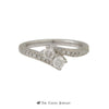 Ever Us .50cttw Diamond Two Stone Ring with Round Brilliant Cut Diamond Sides - Thumbnail 1