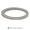 Ritani Diamond Wedding Band Crafted in 18K White Gold - Thumbnail 4
