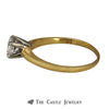 Low Profile Round Diamond Engagement Ring .55ct SI1/H in 14K Gold - Thumbnail 3