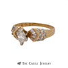 Oval Cut Diamond Engagement Ring with Round & Baguette Diamond Accents in 14k Yellow Gold - Thumbnail 3