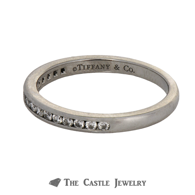 Designer Tiffany & Co. .17cttw Diamond Wedding Band in Platinum