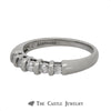 .20cttw Five Diamond Wedding Band in 14k White Gold - Thumbnail 3