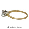 Round Brilliant Cut .53ct SI1 H/I Diamond Engagement Ring 14K Yellow Gold - Thumbnail 3